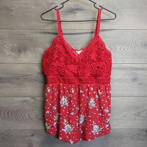 No Boundaries Lace Babydoll Top Women's Juniors Plus Size XXL 19